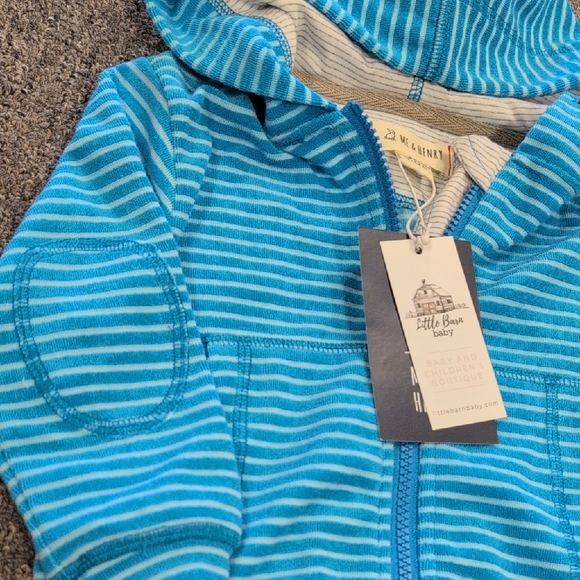 Zara Kids Blue Striped Hoodie - Picture 4 of 11